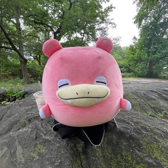 New Squishy Round Slowpoke Large Microbread Plush - Picture 5 of 15